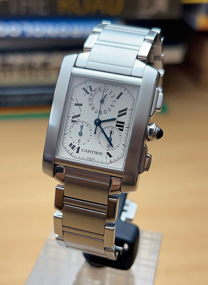 Cartier Tank Francaise Chronograph Wristwatch Ref. W51001Q3